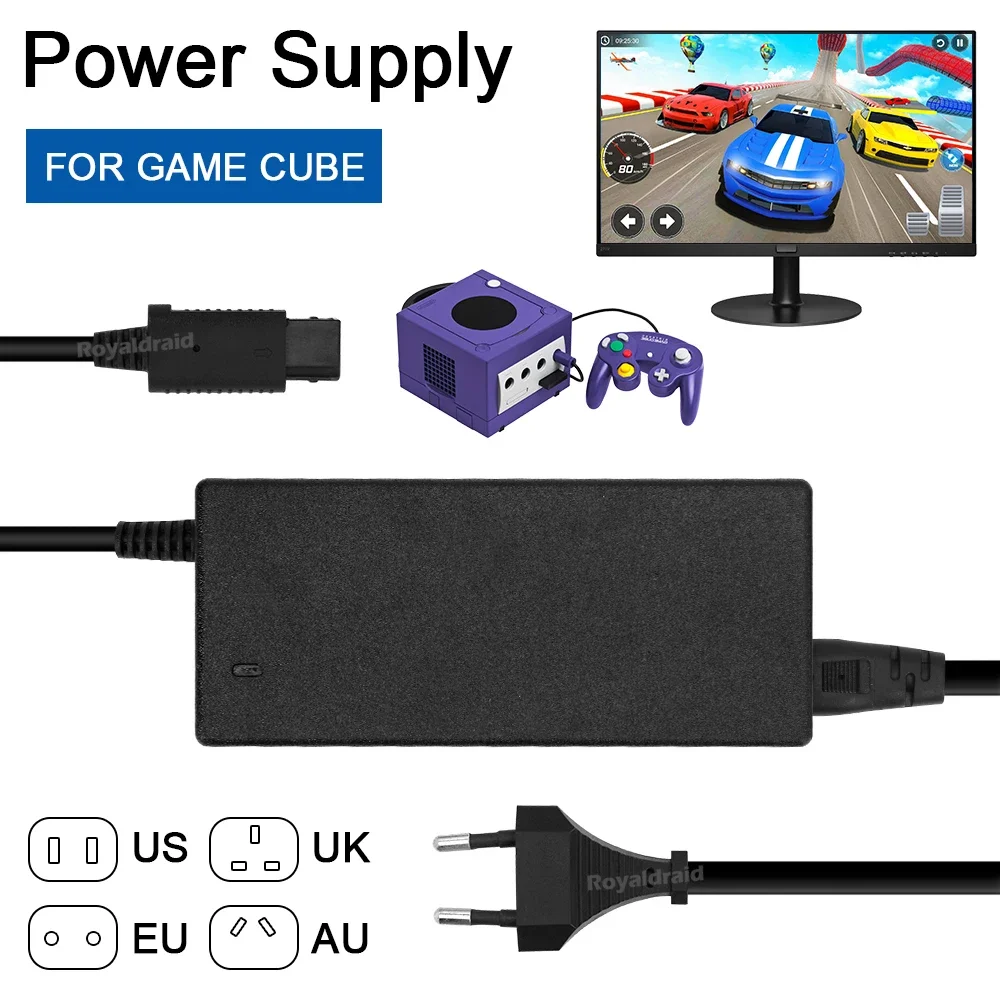 Gaming Console Uk - Adattatore di Alimentazione AC EU/US/UK/AU per