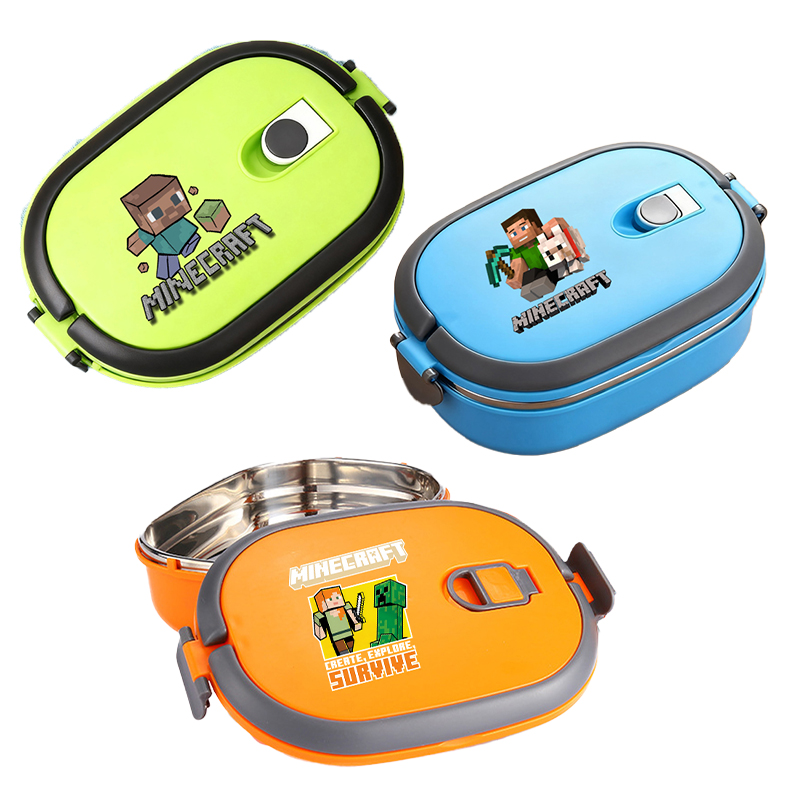 Gaming Console Minecraft - Contenitore Termico per Pranzo con Stampa