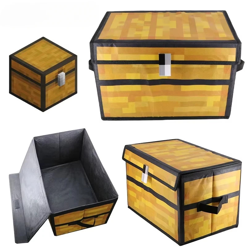 Gaming Console Minecraft - MineCraftion Scatola portaoggetti per petto, grande