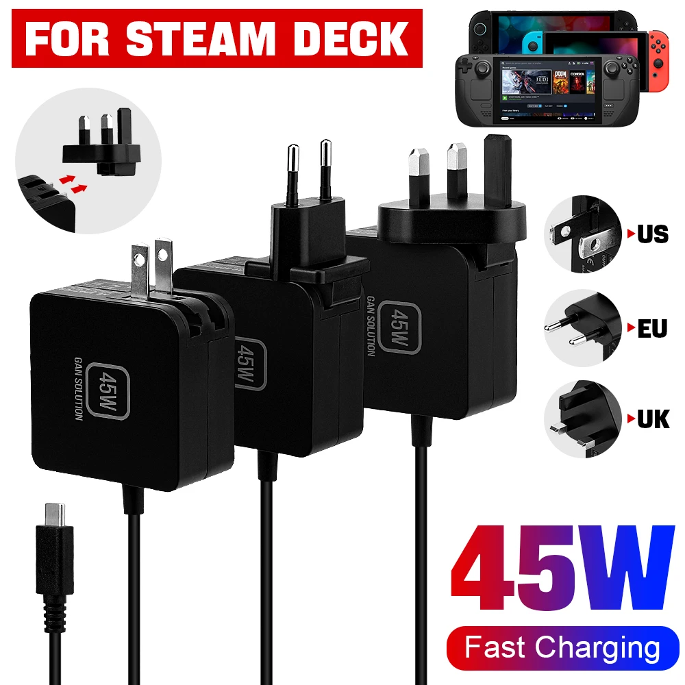 Gaming Console Uk - NUOVO Caricabatterie Rapido AC 45W con