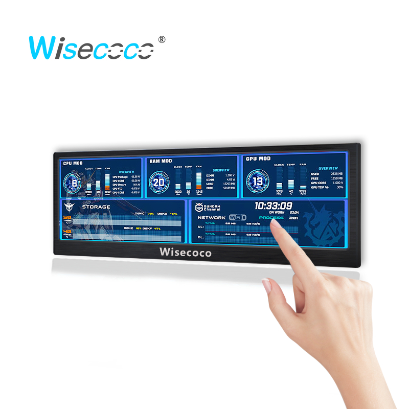Gaming Console Car - Wisecoco Monitor portatile 4K da 14