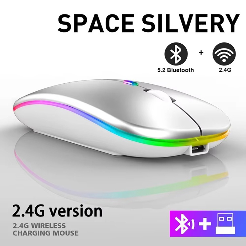 Gaming Console For Ipad - Mouse portatile ricaricabile, mouse Bluetooth con