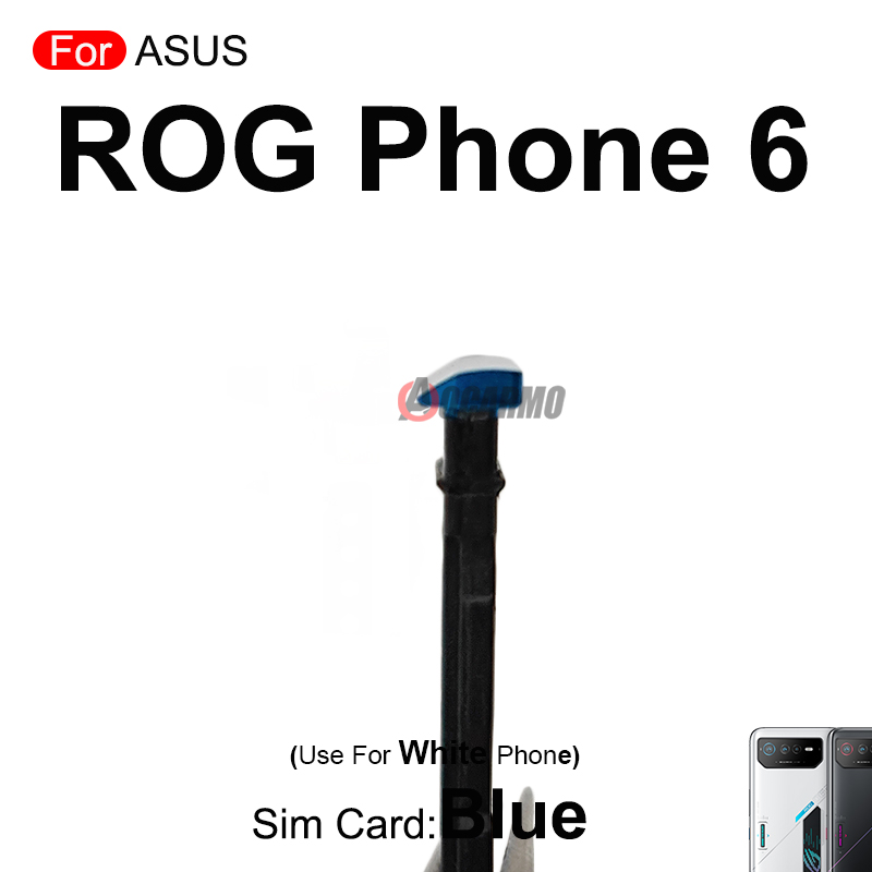 Slot per scheda SIM blu e ross - Gaming Console Rog recensione e prezzo