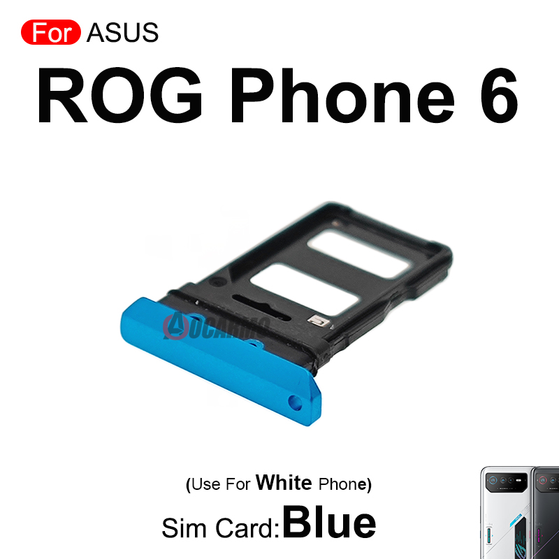 Slot per scheda SIM blu e ross - Gaming Console Rog recensione e prezzo