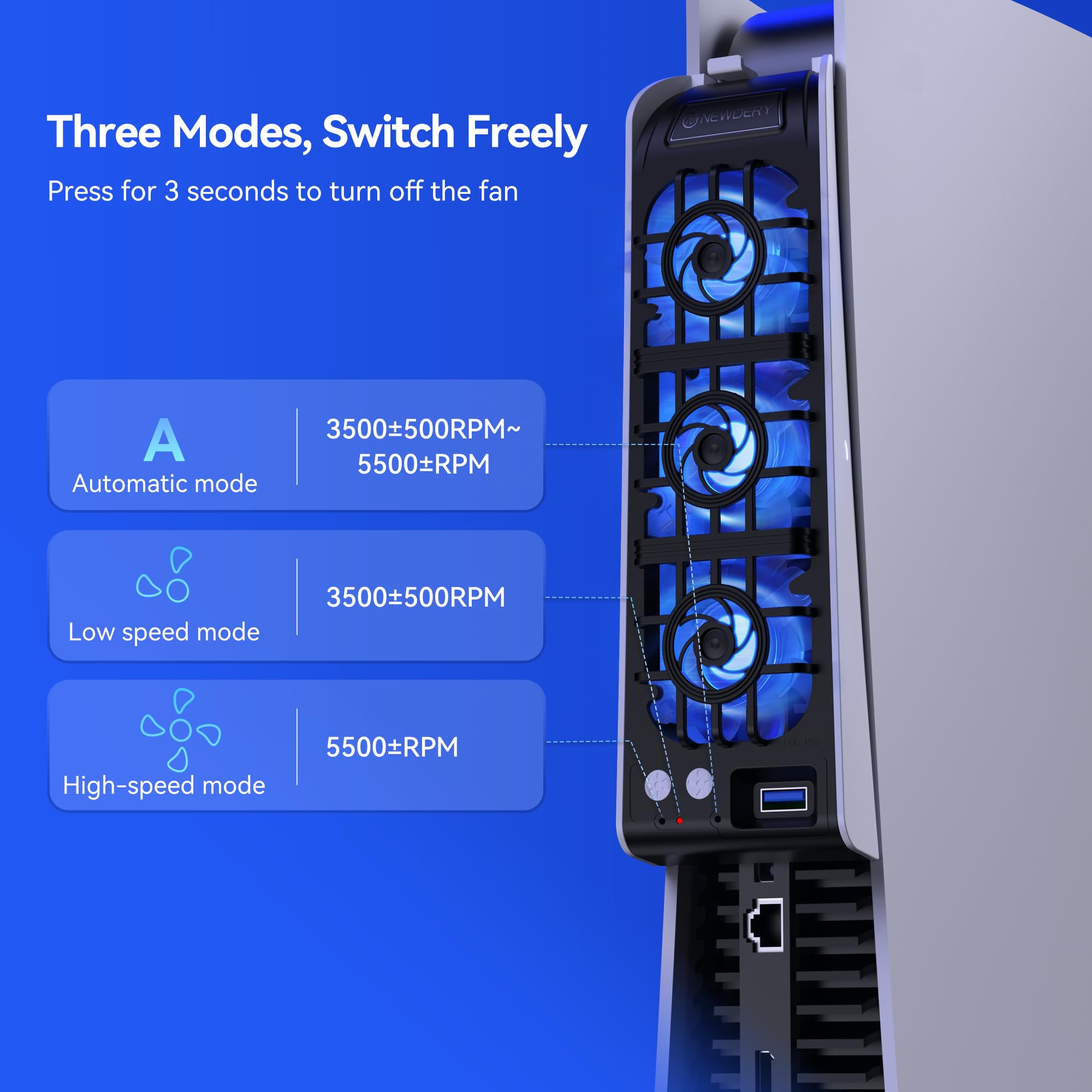 Ventola di Raffreddamento NEWD - Gaming Console Car recensione e prezzo
