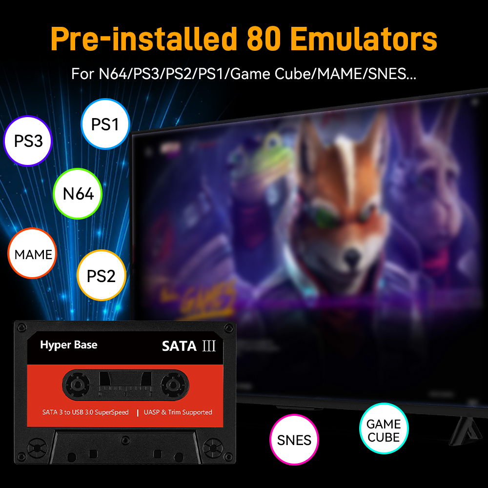 Batocera 500G/2T Emulatore Gio - Gaming Console Chinese recensione e prezzo