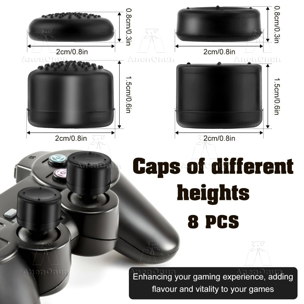 8PCS Thumb Grip Cap Controller - Gaming Console Tv recensione e prezzo