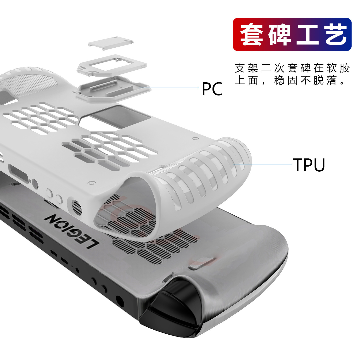 Custodia in TPU antiurto a pro - Gaming Console Lenovo Legion Go recensione e prezzo